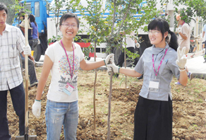 煙臺店“綠色家園你我共建” 植樹活動