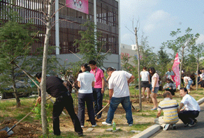2010年威海店植樹活動